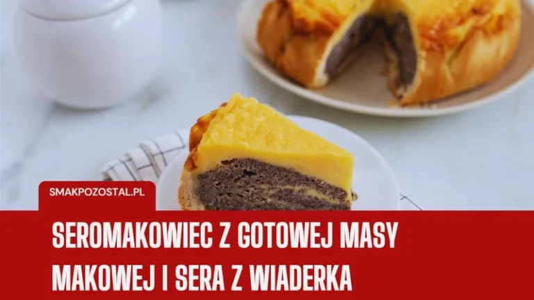 Seromakowiec z gotowej masy makowej i sera z wiaderka
